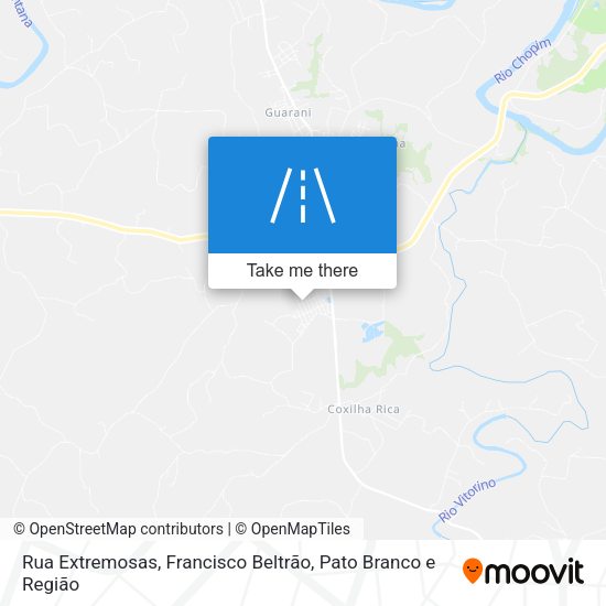 Rua Extremosas map