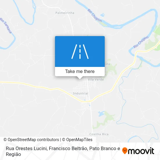 Rua Orestes Lucini map