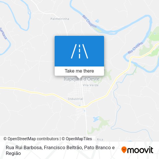 Rua Rui Barbosa map