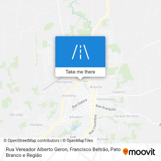 Rua Vereador Alberto Geron map