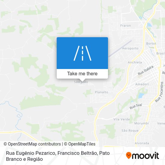 Rua Eugênio Pezarico map