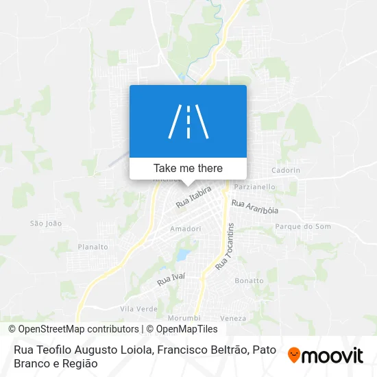 Rua Teofilo Augusto Loiola map