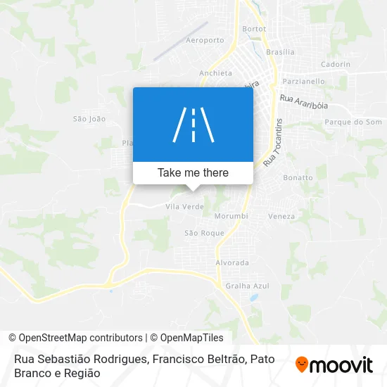 Rua Sebastião Rodrigues map