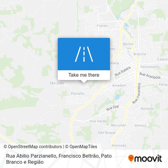 Rua Abilio Parzianello map