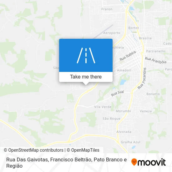 Rua Das Gaivotas map