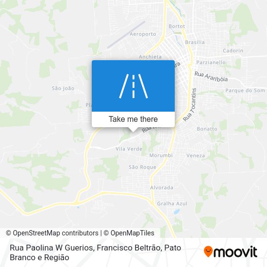 Rua Paolina W Guerios map