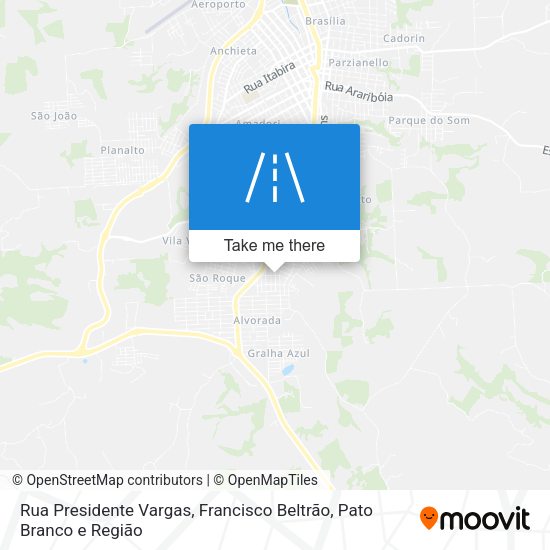 Rua Presidente Vargas map