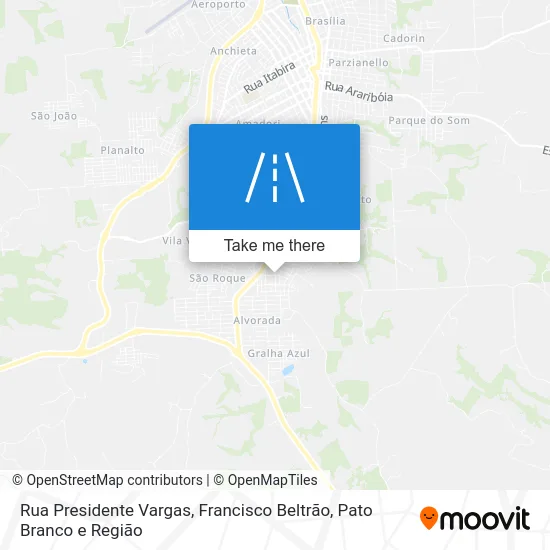 Rua Presidente Vargas map