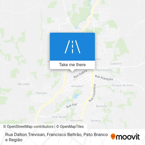Rua Dalton Trevisan map