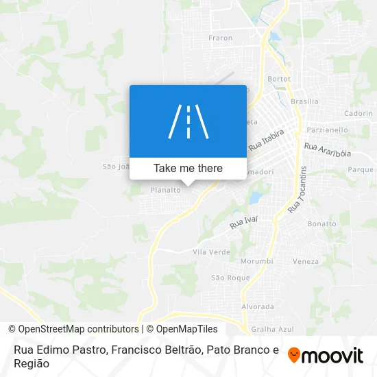 Rua Edimo Pastro map