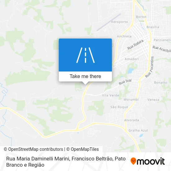 Rua Maria Daminelli Marini map