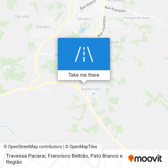 Travessa Pacaraí map