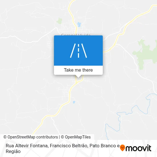 Rua Altevir Fontana map
