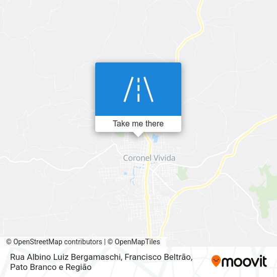 Rua Albino Luiz Bergamaschi map