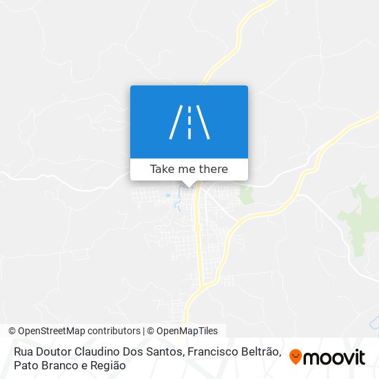 Rua Doutor Claudino Dos Santos map