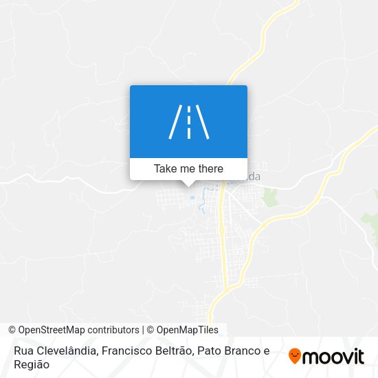 Rua Clevelândia map