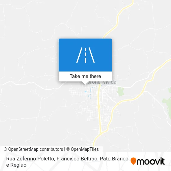 Rua Zeferino Poletto map