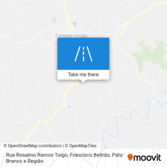 Rua Rosalino Ramos Toigo map