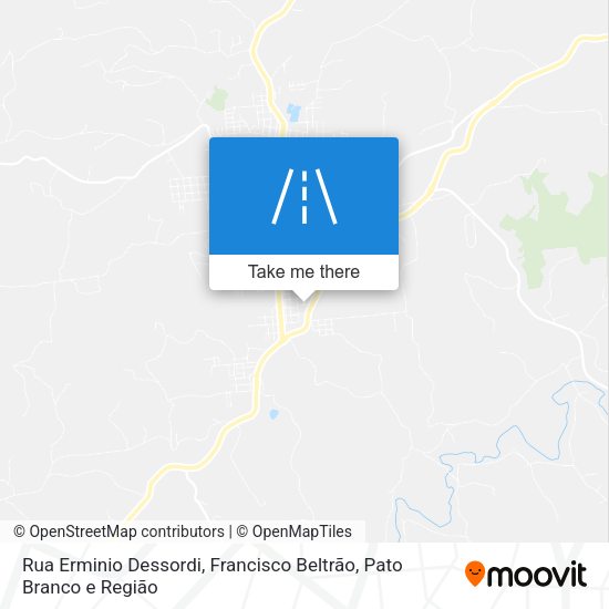 Rua Erminio Dessordi map