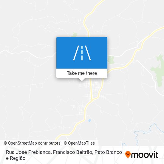 Rua José Prebianca map