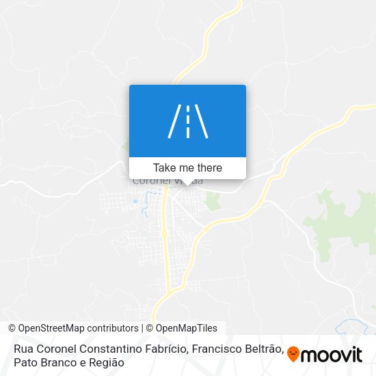 Rua Coronel Constantino Fabrício map