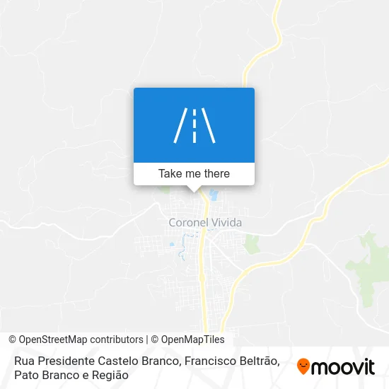 Rua Presidente Castelo Branco map