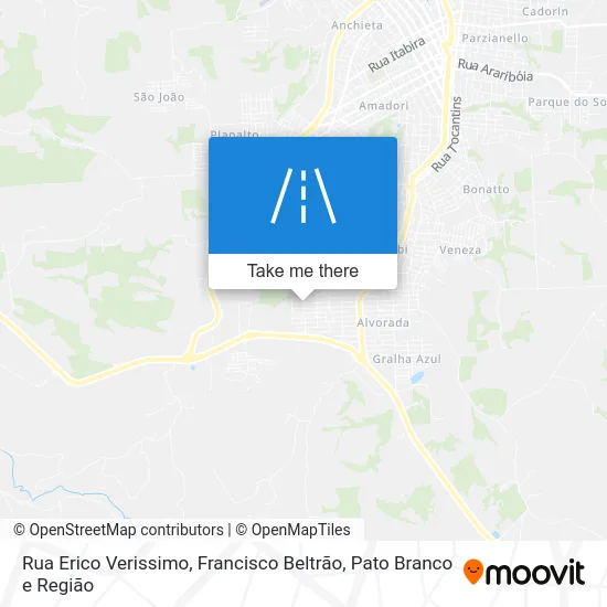 Rua Erico Verissimo map