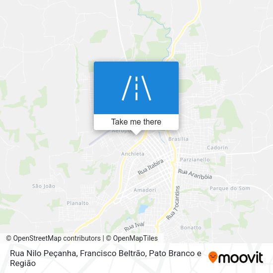 Rua Nilo Peçanha map