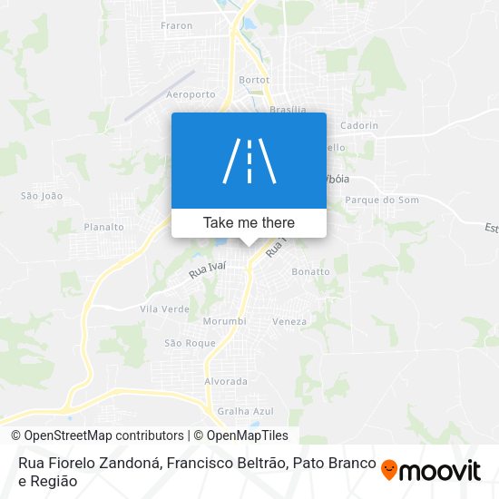 Rua Fiorelo Zandoná map