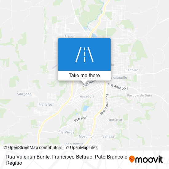 Rua Valentin Burile map