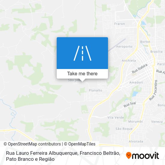 Rua Lauro Ferreira Albuquerque map