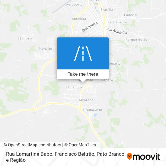 Rua Lamartine Babo map