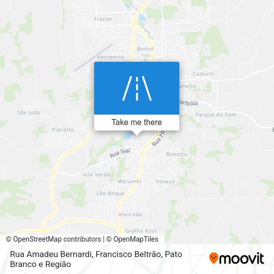 Rua Amadeu Bernardi map