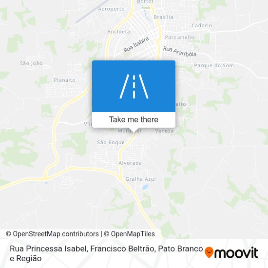 Rua Princessa Isabel map