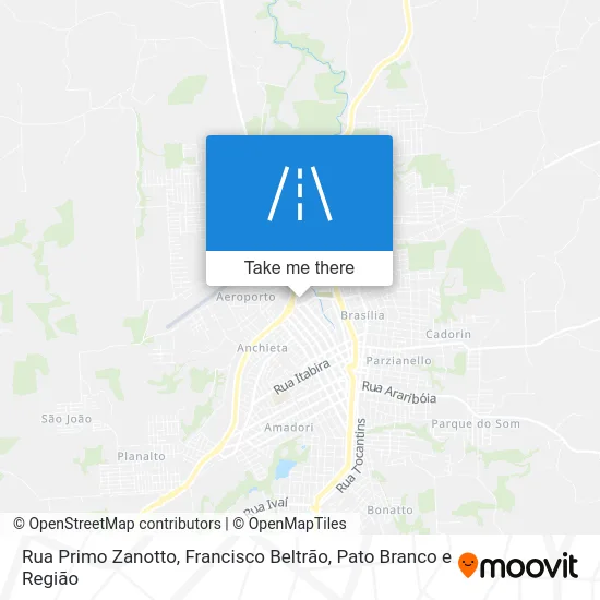 Rua Primo Zanotto map
