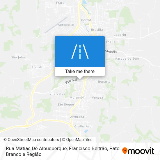 Rua Matias De Albuquerque map