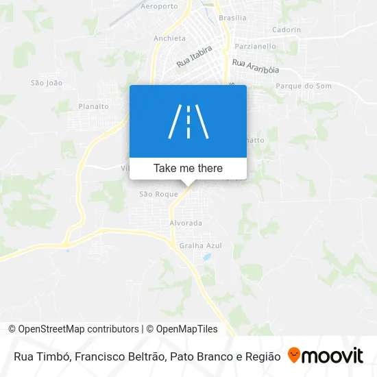 Rua Timbó map
