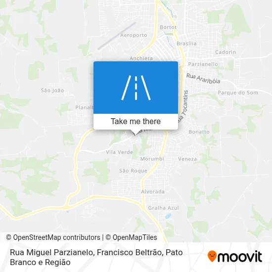 Rua Miguel Parzianelo map