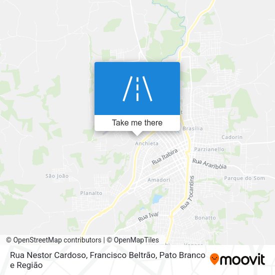 Rua Nestor Cardoso map