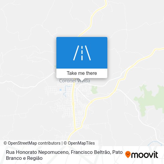 Rua Honorato Nepomuceno map