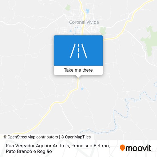 Rua Vereador Agenor Andreis map
