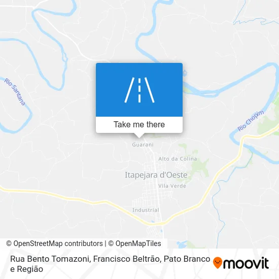 Rua Bento Tomazoni map