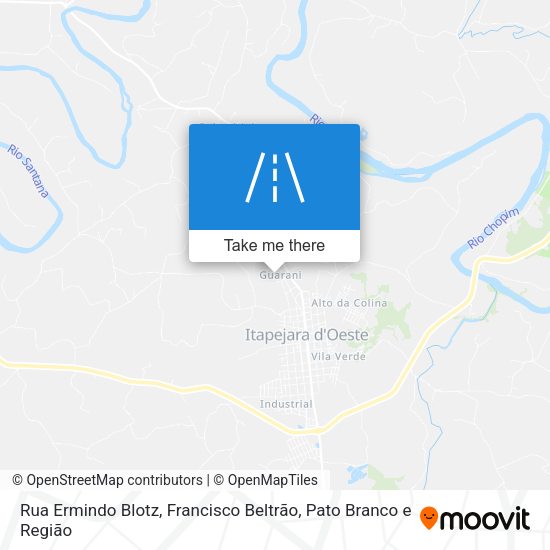 Rua Ermindo Blotz map