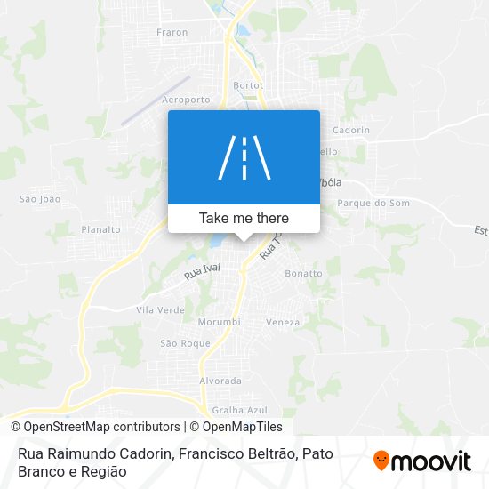 Rua Raimundo Cadorin map