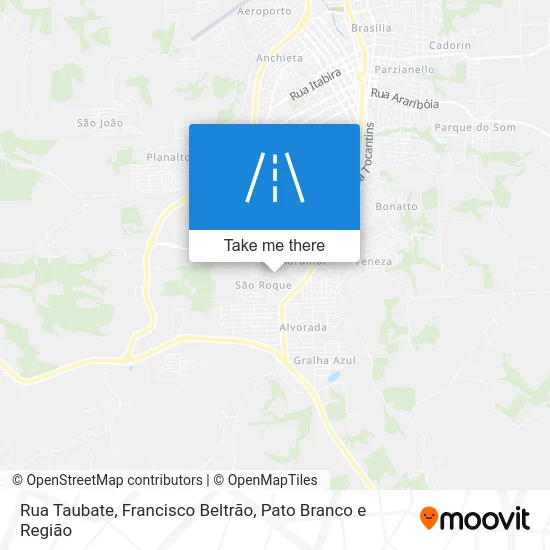 Rua Taubate map