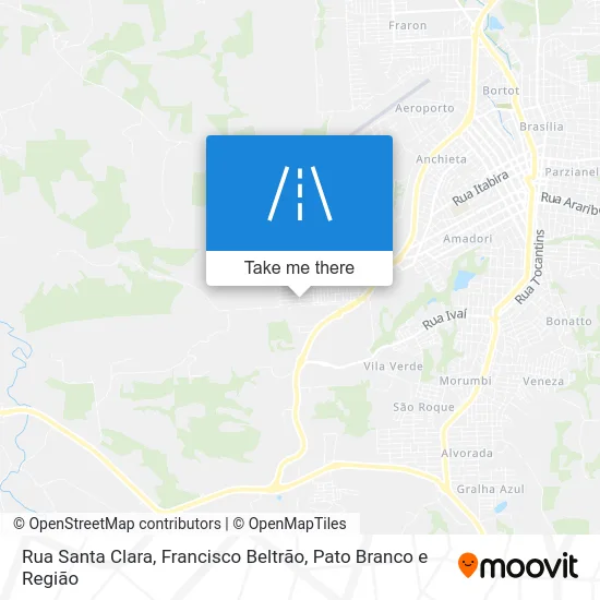 Rua Santa Clara map
