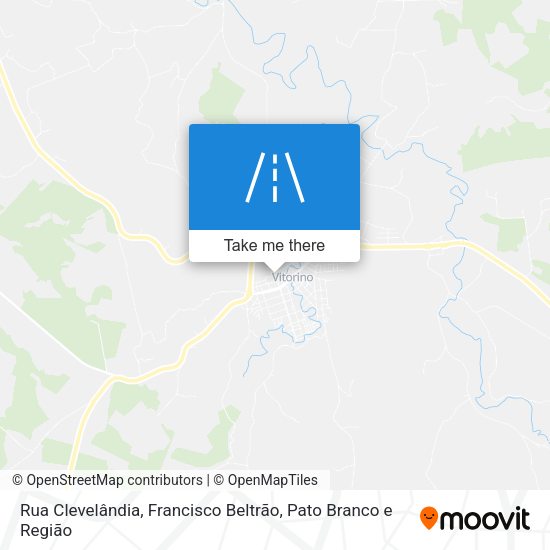 Rua Clevelândia map