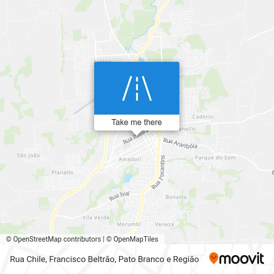 Rua Chile map