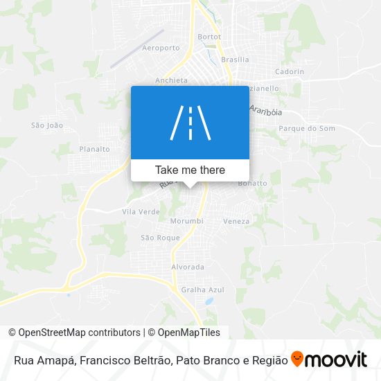 Rua Amapá map