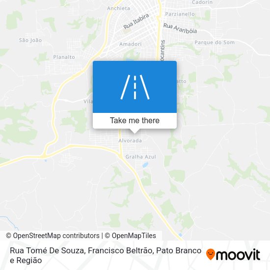 Rua Tomé De Souza map